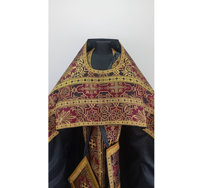 Slavic style vestments in brocade - Priest vestments - Clothes for priests - Liturgical vestments - Liturgical garments