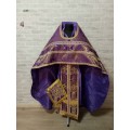 Slavic style vestments in brocade - Priest vestments - Clothes for priests - Liturgical vestments - Liturgical garments