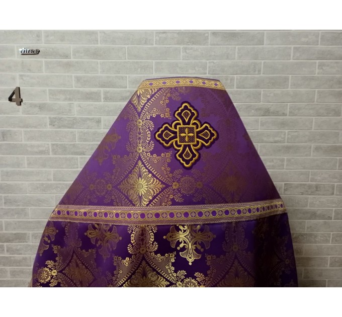 Slavic style vestments in brocade - Priest vestments - Clothes for priests - Liturgical vestments - Liturgical garments