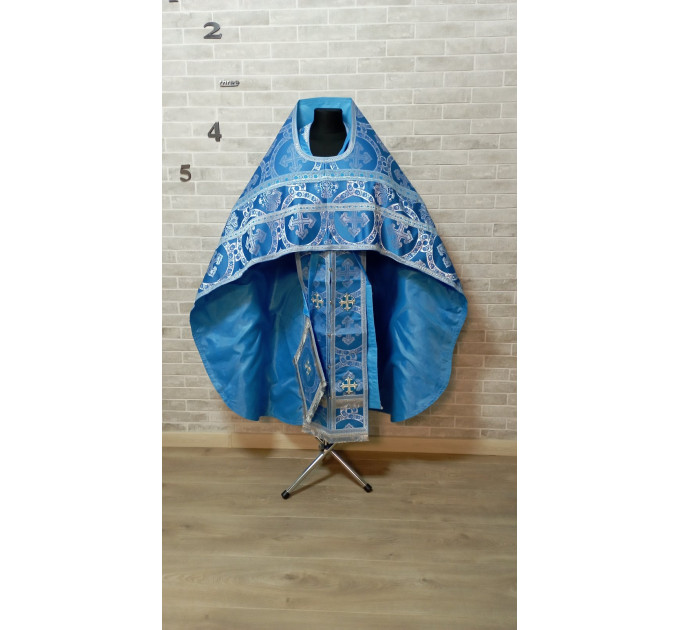 Slavic style vestments in brocade - Priest vestments - Clothes for priests - Liturgical vestments - Liturgical garments