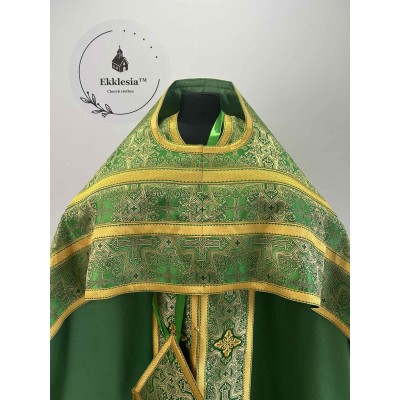 Slavic style vestments in brocade - Priest vestments - Clothes for priests - Liturgical vestments - Liturgical garments