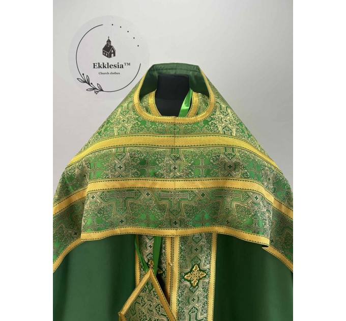 Slavic style vestments in brocade - Priest vestments - Clothes for priests - Liturgical vestments - Liturgical garments