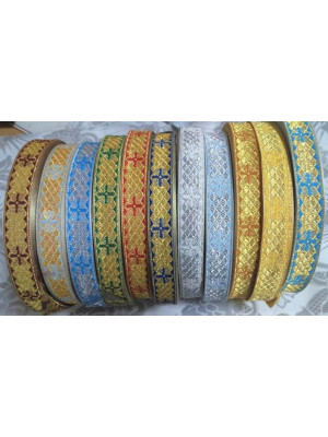 Liturgical trim 2.5cm (1") and 3,8 cm (1,5") - Church galoon - Galloon trim - Ribbon for liturgical clothes