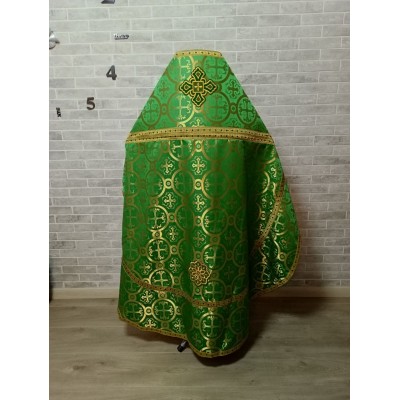 Slavic style vestments in NIKA brocade - Priest vestments - Clothes for priests - Liturgical vestments - Liturgical garments