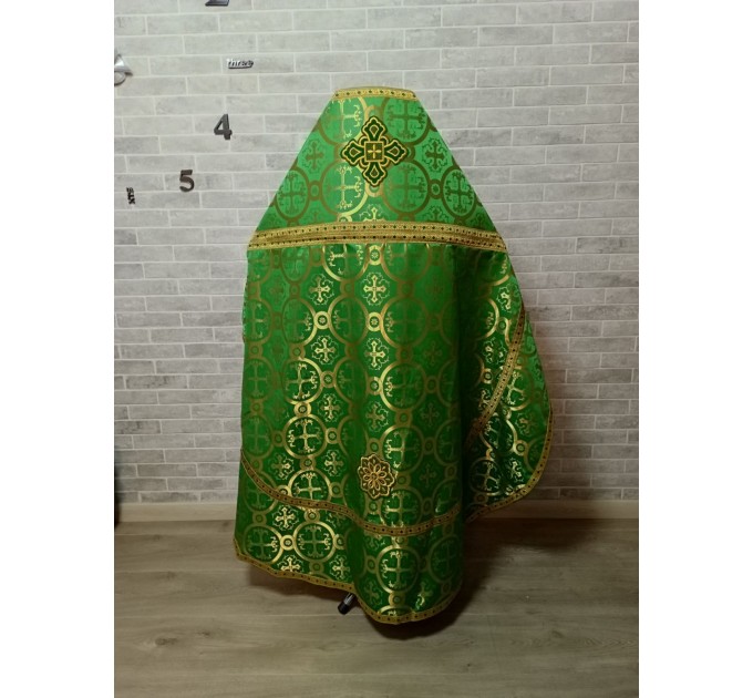 Slavic style vestments in brocade - Priest vestments - Clothes for priests - Liturgical vestments - Liturgical garments