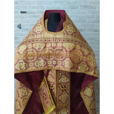 Slavic style vestments in Byzantium brocade - Priest vestments - Clothes for priests - Liturgical vestments - Liturgical garments