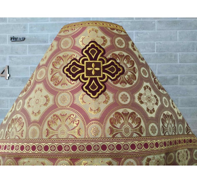 Slavic style vestments in brocade - Priest vestments - Clothes for priests - Liturgical vestments - Liturgical garments