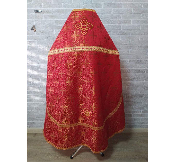 Slavic style vestments in brocade - Priest vestments - Clothes for priests - Liturgical vestments - Liturgical garments