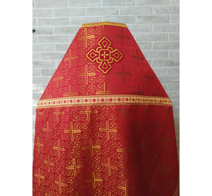 Slavic style vestments in brocade - Priest vestments - Clothes for priests - Liturgical vestments - Liturgical garments