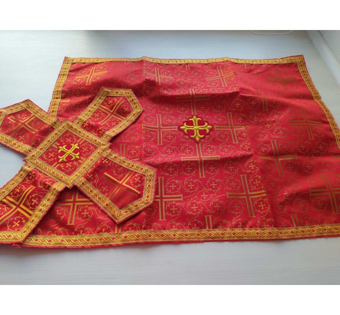 Slavic style vestments in brocade - Priest vestments - Clothes for priests - Liturgical vestments - Liturgical garments