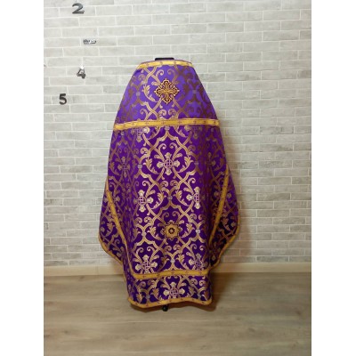 Slavic style vestments in brocade - Priest vestments - Liturgical vestments - Liturgical garments