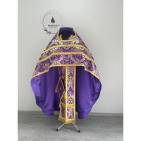Slavic style vestments in Jerusalem brocade - Priest vestments - Clothes for priests - Liturgical vestments - Liturgical garments