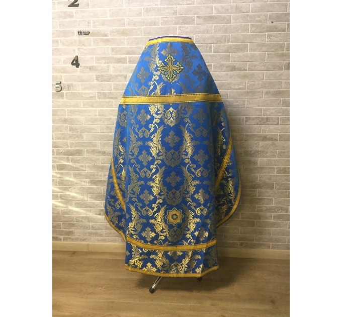 Slavic style vestments in brocade - Priest vestments - Clothes for priests - Liturgical vestments - Liturgical garments