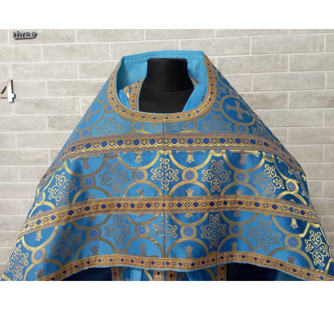 Slavic style vestments in brocade - Priest vestments - Clothes for priests - Liturgical vestments - Liturgical garments