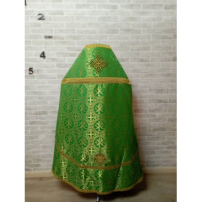 Slavic style vestments in brocade - Priest vestments - Clothes for priests - Liturgical vestments - Liturgical garments