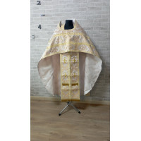 Slavic style vestments in Chalcedon brocade - Priest vestments - Clothes for priests - Liturgical vestments - Liturgical garments