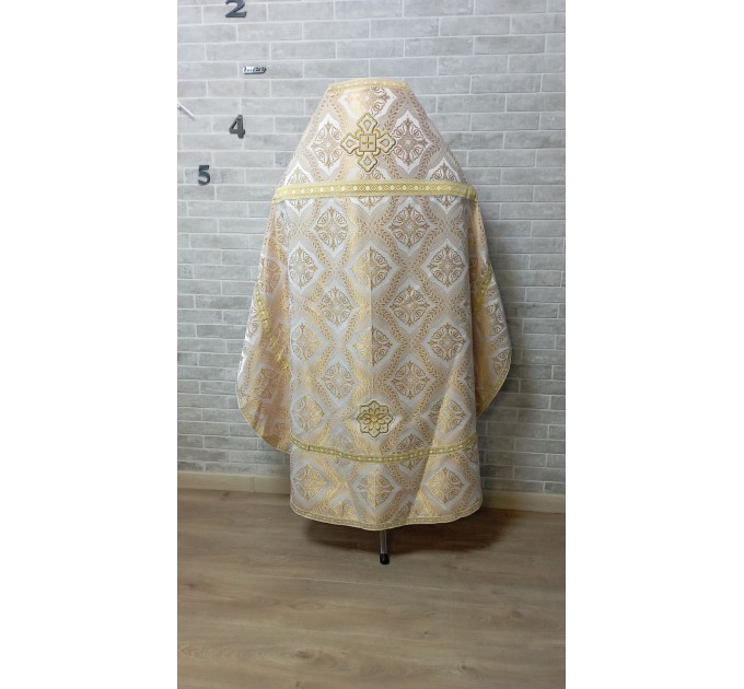 Slavic style vestments in brocade - Priest vestments - Clothes for priests - Liturgical vestments - Liturgical garments