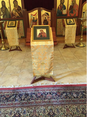 Altar stand cover - Analogian covers - analogion cover - Covers for icon stands