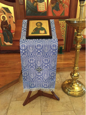 Altar stand cover - Analogian covers - analogion cover - Covers for icons stands