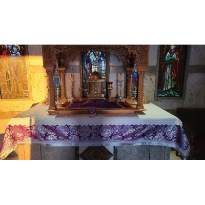 Brocade Altar cover - Covers for the altar table - Vestment on the throne