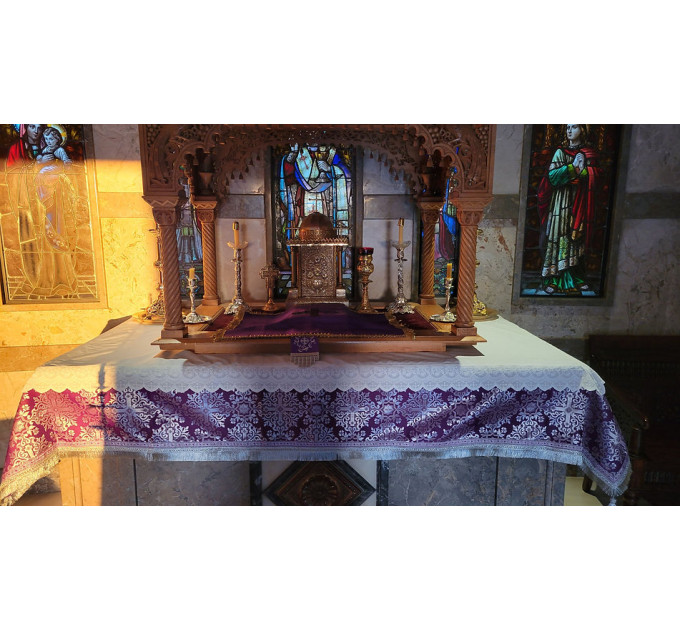 Brocade Altar cover - Covers for the altar table - Vestment on the throne