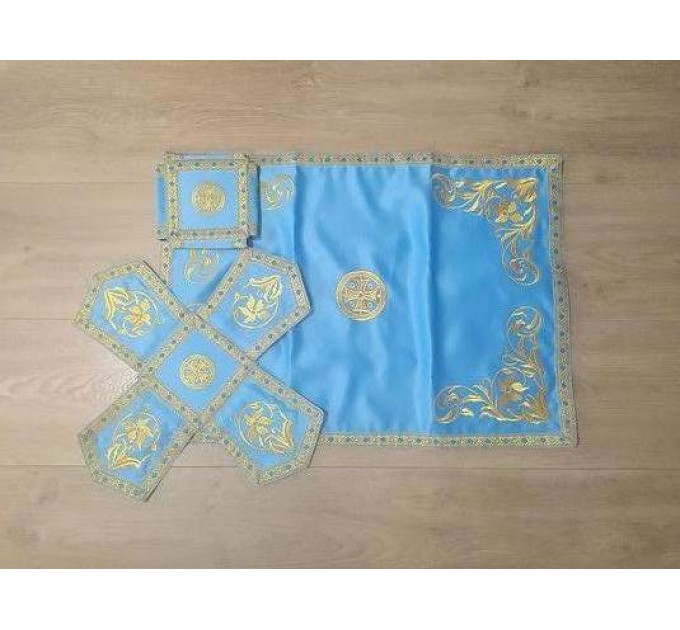 Elegant Embroidered Chalice Covers 