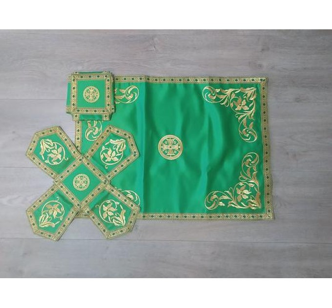 Elegant Embroidered Chalice Covers 