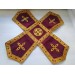 Embroidered Chalice Covers in gabardine/ satin / velvet - Aer and chalice veil