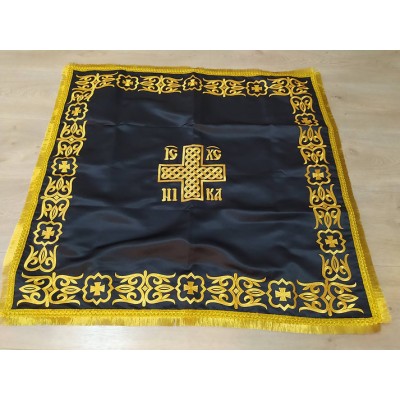 Embroidered Gospel Cover In atlas / velvet - Gospel Vestment - Gospel Cape