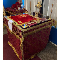 Altar cover - Covers for the altar table - Vestment on the altar - Prothesis cover