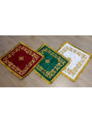 Embroidered gospel velvet cover - Gospel vestment - Gospel Cape Altar