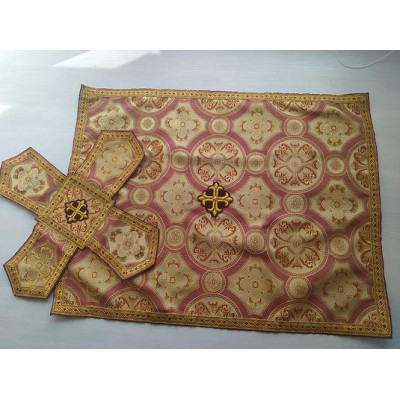 Orthodox Chalice Covers from brocade - Aer and chalice veils set