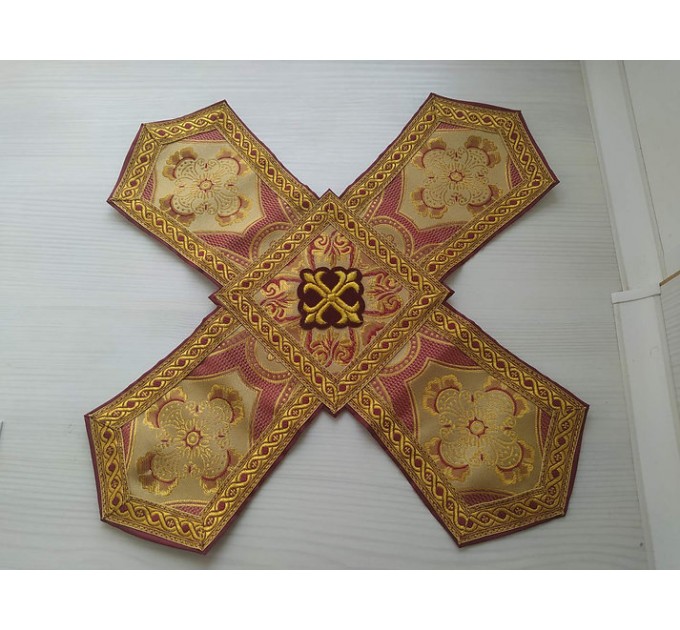 Orthodox Chalice Covers from brocade - Aer and chalice veils set