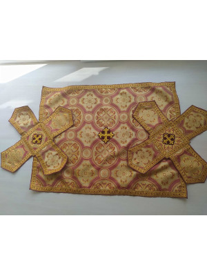 Orthodox Chalice Covers from brocade - Aer and chalice veils set