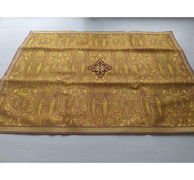 Orthodox Chalice Covers on angels brocade