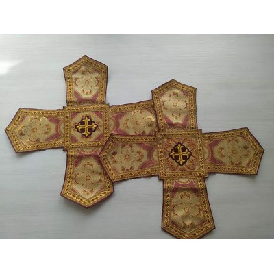 Orthodox Chalice Covers from brocade - Aer and chalice veils set