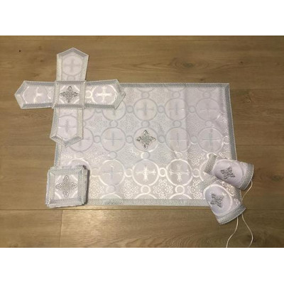 Orthodox Chalice Covers from greek brocade - Aer and chalice veil set altar