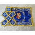 Embroidered Orthodox Chalice Covers - Aer and chalice veil set - Gift idea