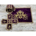 Orthodox Embroidered Chalice Covers from greek brocade - Aer and chalice veil set