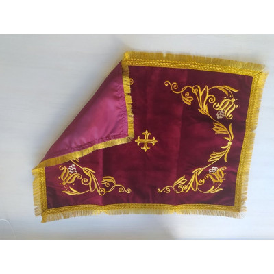 Orthodox Embroidered Chalice Covers in gabardine, satin, velvet - Aer and veils