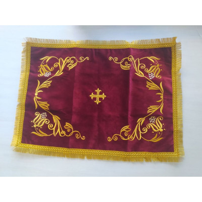 Orthodox Embroidered Chalice Covers in gabardine, satin, velvet - Aer and veils