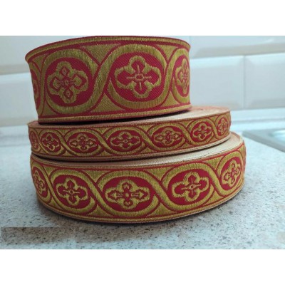 Church galloon 2cm (0,79") 3 cm (1,18") 5 cm (2") - Church galloon - Liturgical Galloon trim - ribbon