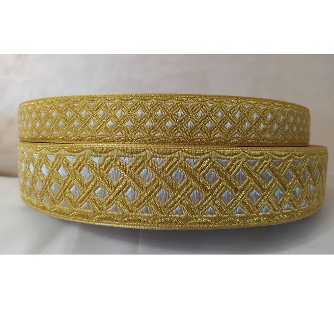 Church galoon 2,5 cm (1") 4 cm (1,5") 5,5 cm (2,1") - Church galoon - Liturgical Galloon trim - ribbon