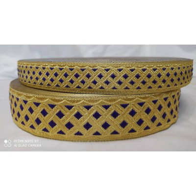 Church galoon 2,5 cm (1") 4 cm (1,5") 5,5 cm (2,1") - Church galoon - Liturgical Galloon trim - ribbon