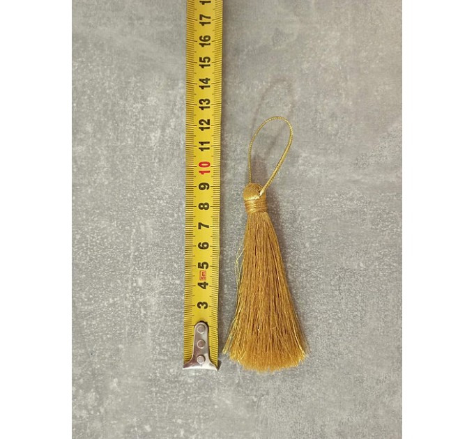 Gold & Silver High Quality Lurex Tassels - Church Tassels 3,5" (9cm)