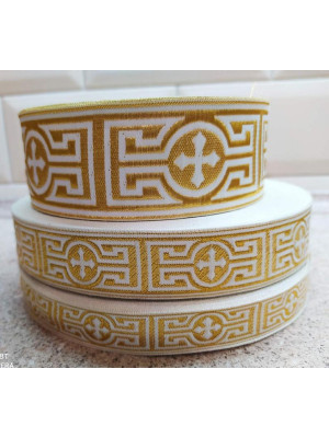 Greek Church galloon 2cm (0,79") 3 cm (1,18") 5 cm (2") - Church galloon - Liturgical Galloon trim - ribbon