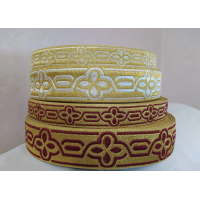 Floral Church galoon 2.5 cm (1") 4 cm (1.5") - Church galoon - Liturgical Galloon trim - ribbon