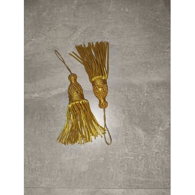 Gold Bullion Tassels for church Vestments - Decoration - Metal 11 см 4,5 inches