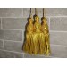 Gold Bullion Tassels for church Vestments - Decoration - Metal 11 см 4,5 inches