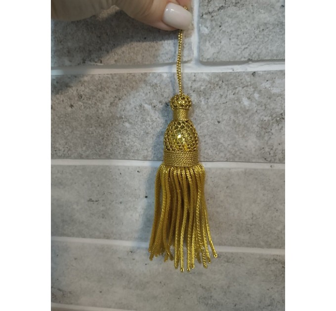 Gold Bullion Tassels for church Vestments - Decoration - Metal 11 см 4,5 inches